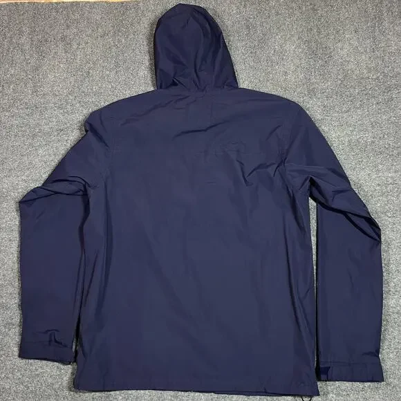 Johnnie-O Jacket Mens Large Blue PREP-FORMANCE Hooded Windbreaker Lightweight - Picture 5 of 11